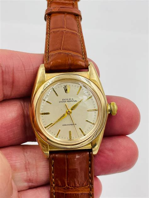 rolex glniva swiss 3131 18k original|Rolex bubbleback reference 3131.